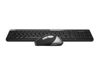 A4 TECH Fstyler FB2535C Gri Bluetooth+2.4G Nano Fn Multimedya Klavye Şarjlı Mouse Set